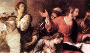 STROZZI, Bernardo Banquet at the House of Simon (detail) er oil painting reproduction